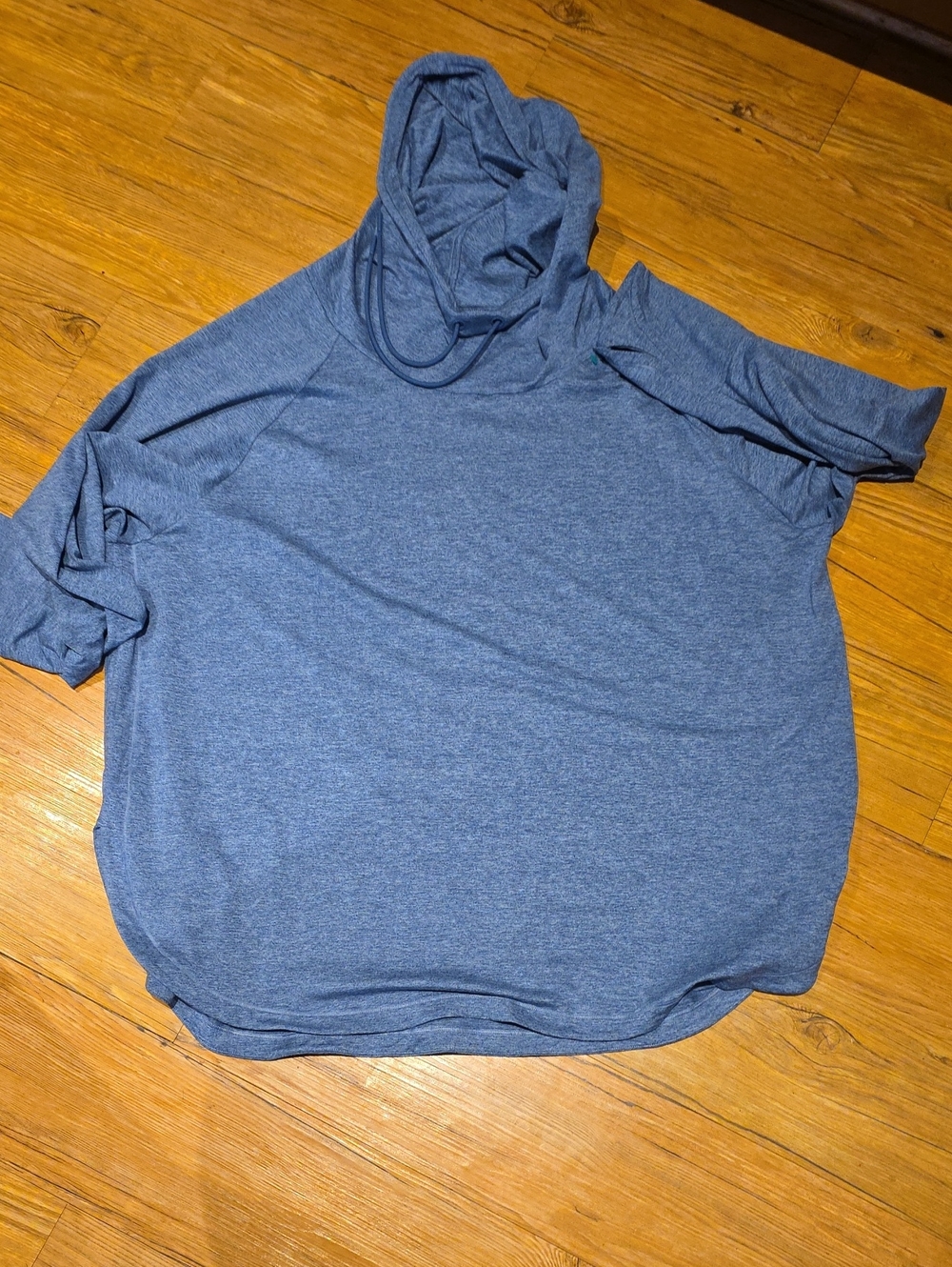 Women's Lightweight Hooded Top in Blue